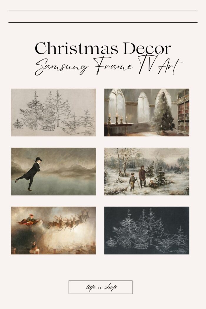 Shop this beautiful Christmas Art for your Samsung Frame TV